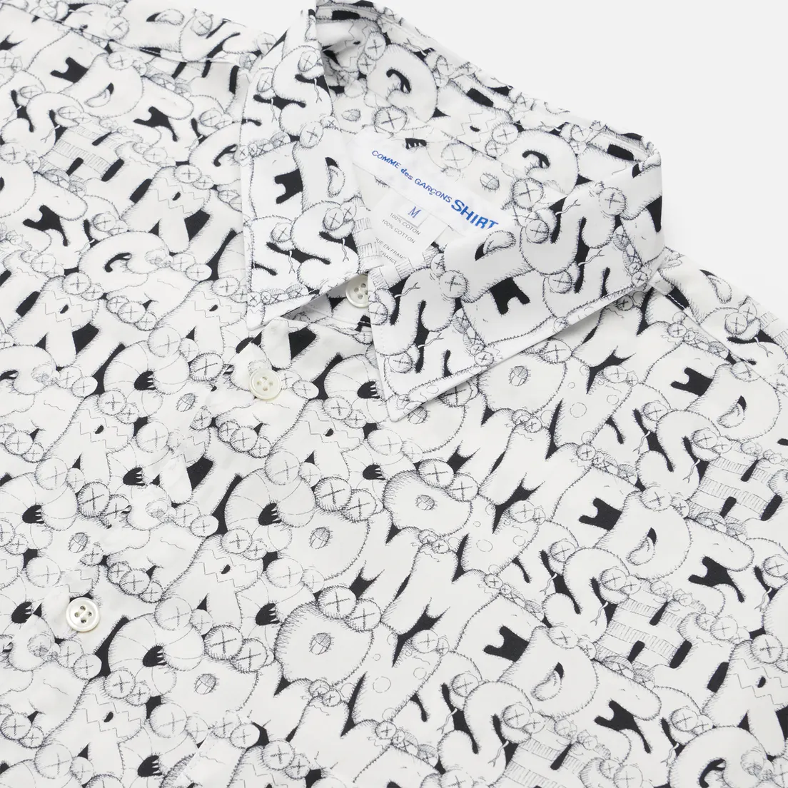 Comme des Garcons SHIRT Мужская рубашка x KAWS Print E