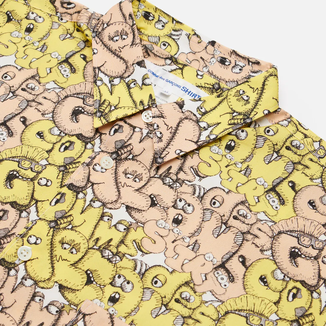 Comme des Garcons SHIRT Мужская рубашка x KAWS Print F