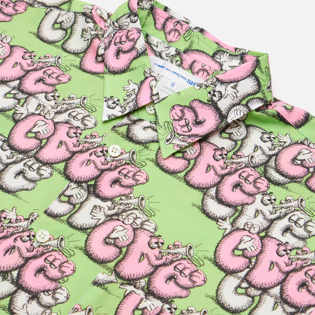 Comme des Garcons SHIRT Мужская рубашка x KAWS Print G