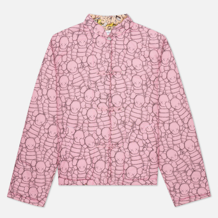 Мужская куртка Comme des Garcons SHIRT x KAWS Print B/F, цвет розовый, размер M