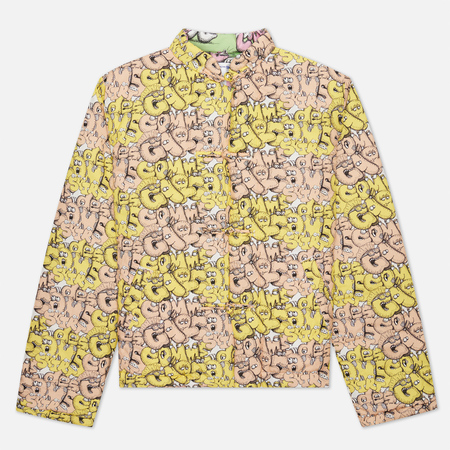 Мужская куртка Comme des Garcons SHIRT x KAWS Print FG цвет жёлтый размер L 53200₽