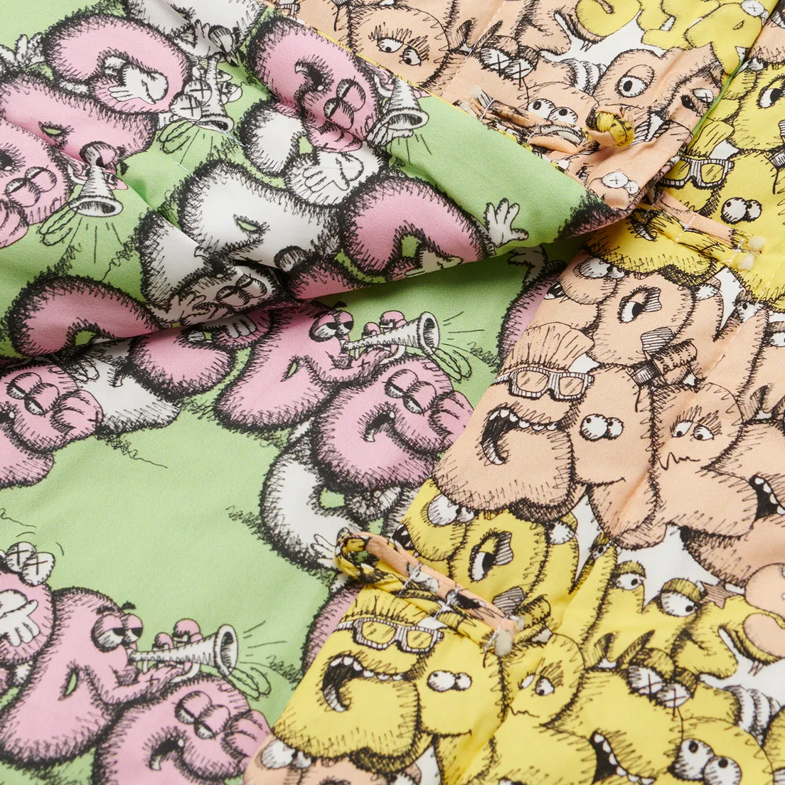Comme des Garcons SHIRT Мужская куртка x KAWS Print F/G