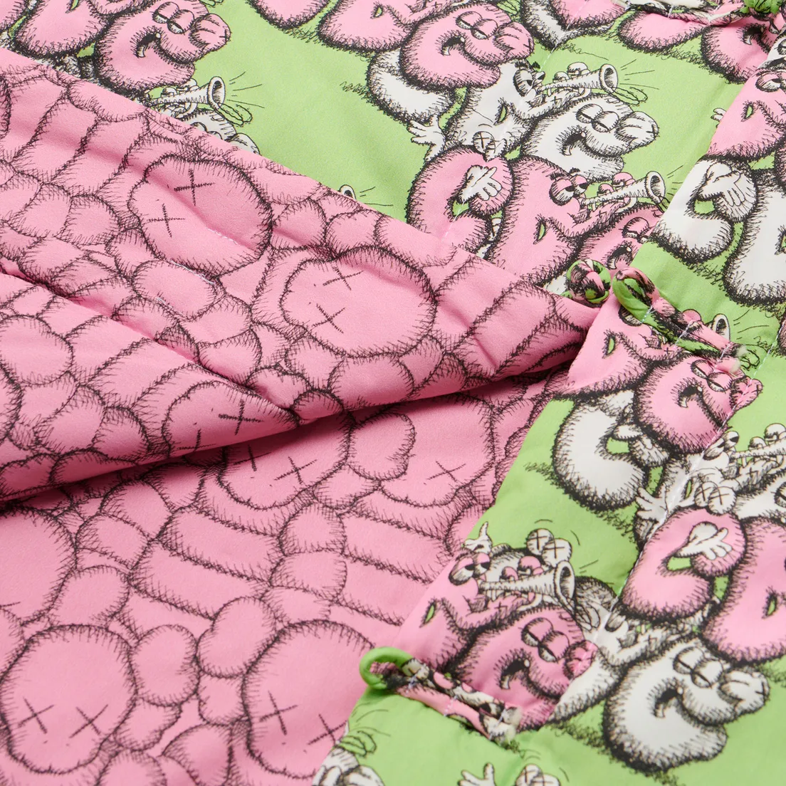 Comme des Garcons SHIRT Мужская куртка x KAWS Print G/B
