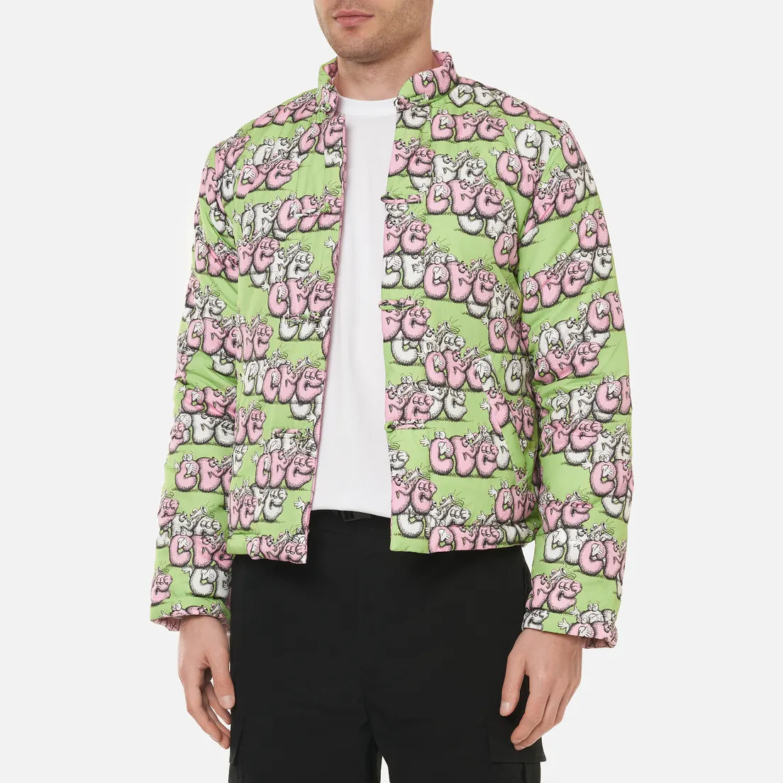 Comme des Garcons SHIRT Мужская куртка x KAWS Print G/B