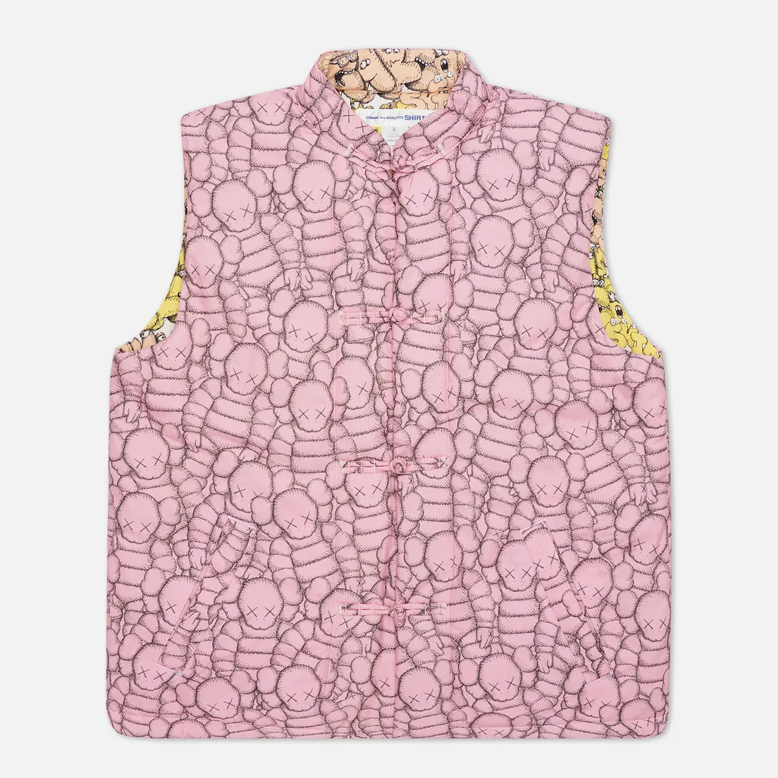 Comme des Garcons SHIRT Мужской жилет x KAWS Print B/F