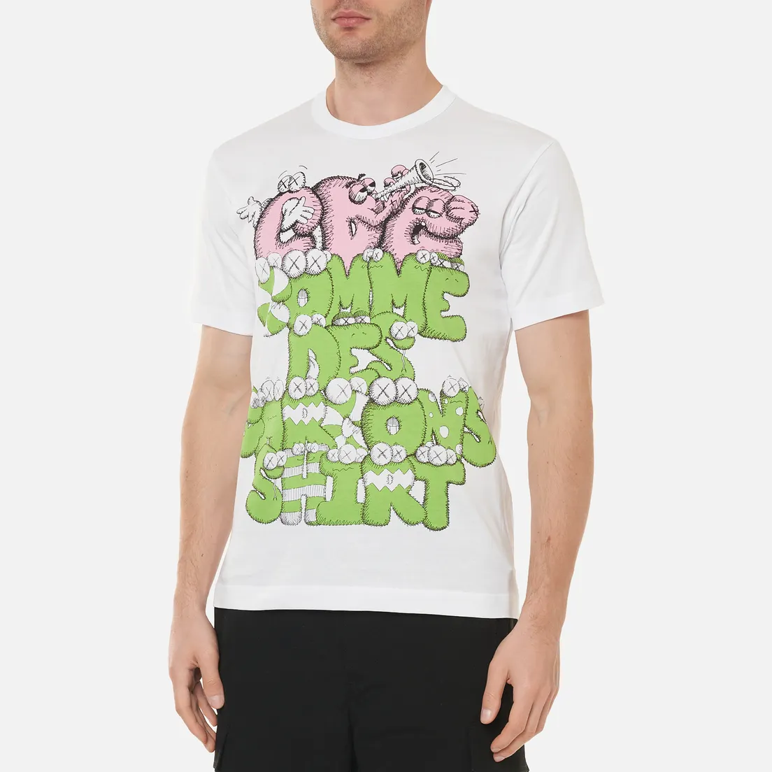 Comme des Garcons SHIRT Мужская футболка x KAWS Print 4