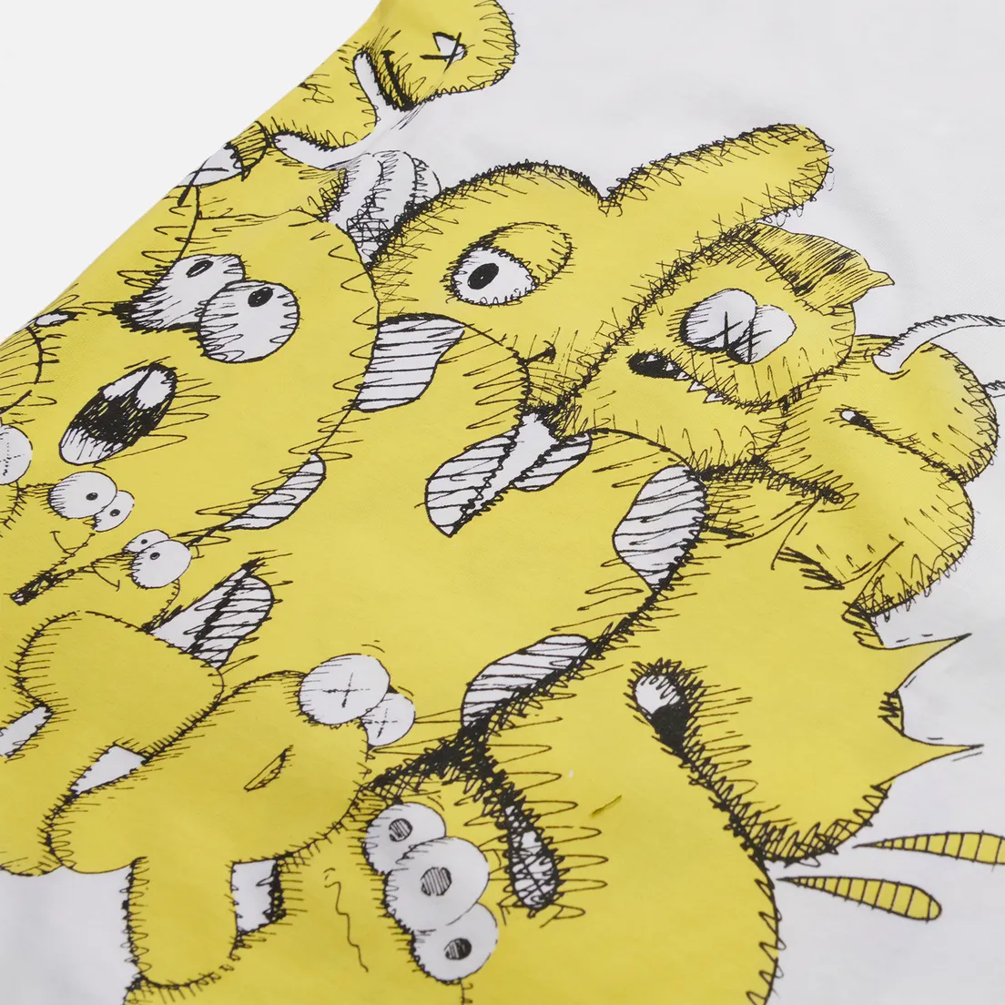 Comme des Garcons SHIRT Мужская футболка x KAWS Print 5