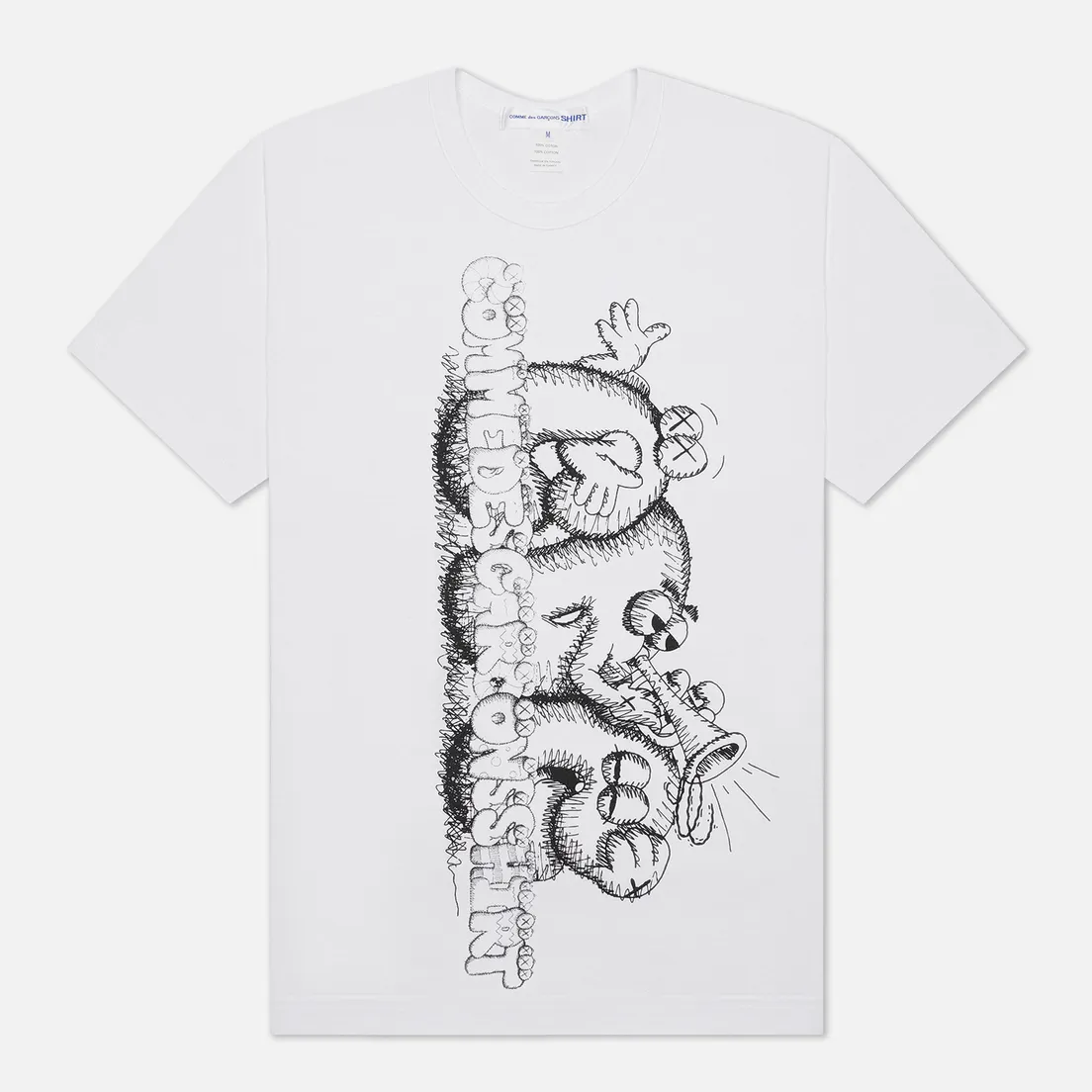 Comme des Garcons SHIRT Мужская футболка x KAWS Print 3