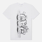 Мужская футболка Comme des Garcons SHIRT x KAWS Print 3 White фото - 0