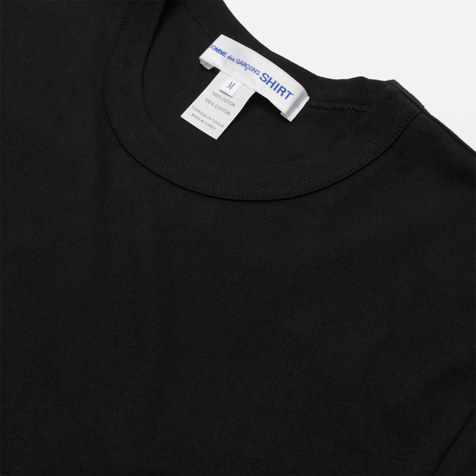 Мужская футболка Comme des Garcons SHIRT, цвет чёрный, размер S FH-T013-W21-1 Back Logo - фото 2