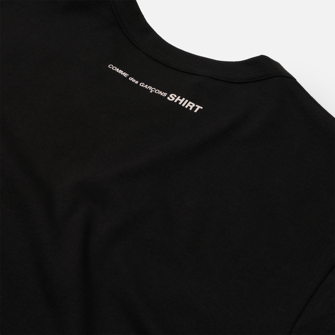Мужская футболка Comme des Garcons SHIRT, цвет чёрный, размер S FH-T013-W21-1 Back Logo - фото 3