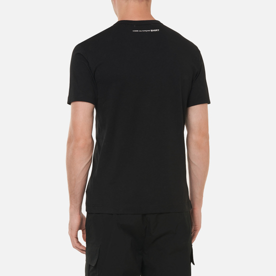 Мужская футболка Comme des Garcons SHIRT Back Logo Black