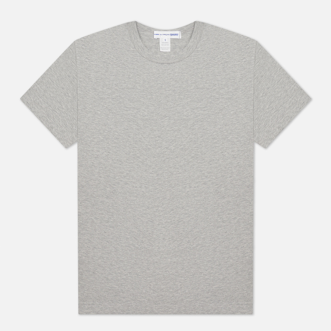 Мужская футболка Comme des Garcons SHIRT, цвет серый, размер S FH-T013-W21-2 Back Logo - фото 1