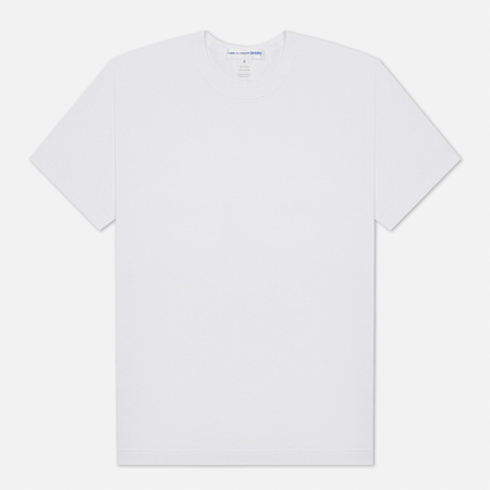 Мужская футболка Comme des Garcons SHIRT Back Logo, цвет белый, размер M