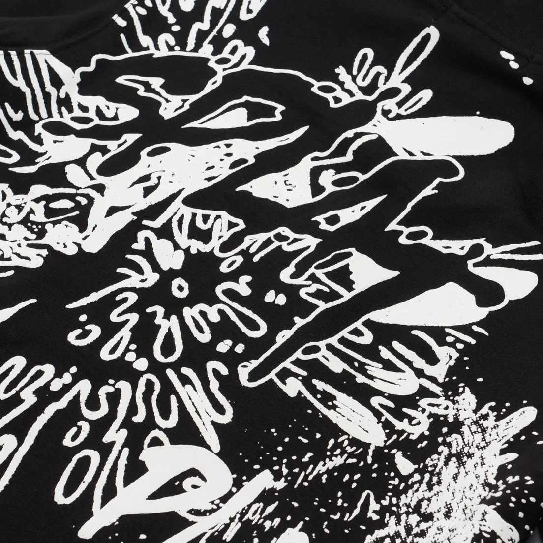 Comme des Garcons SHIRT Мужская толстовка x Christian Marclay Print Splash Hoodie