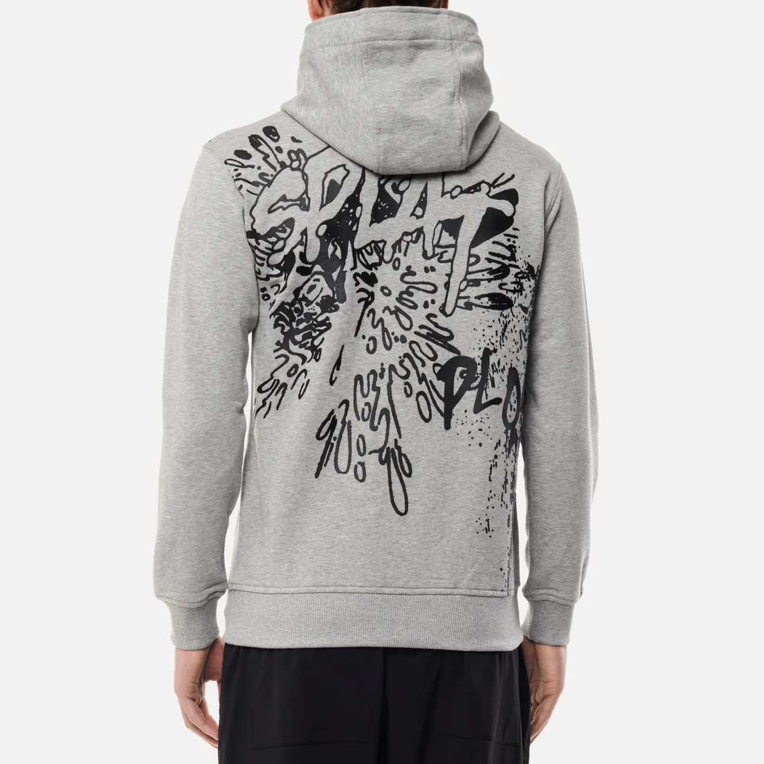 Comme des Garcons SHIRT Мужская толстовка x Christian Marclay Print Splash Hoodie