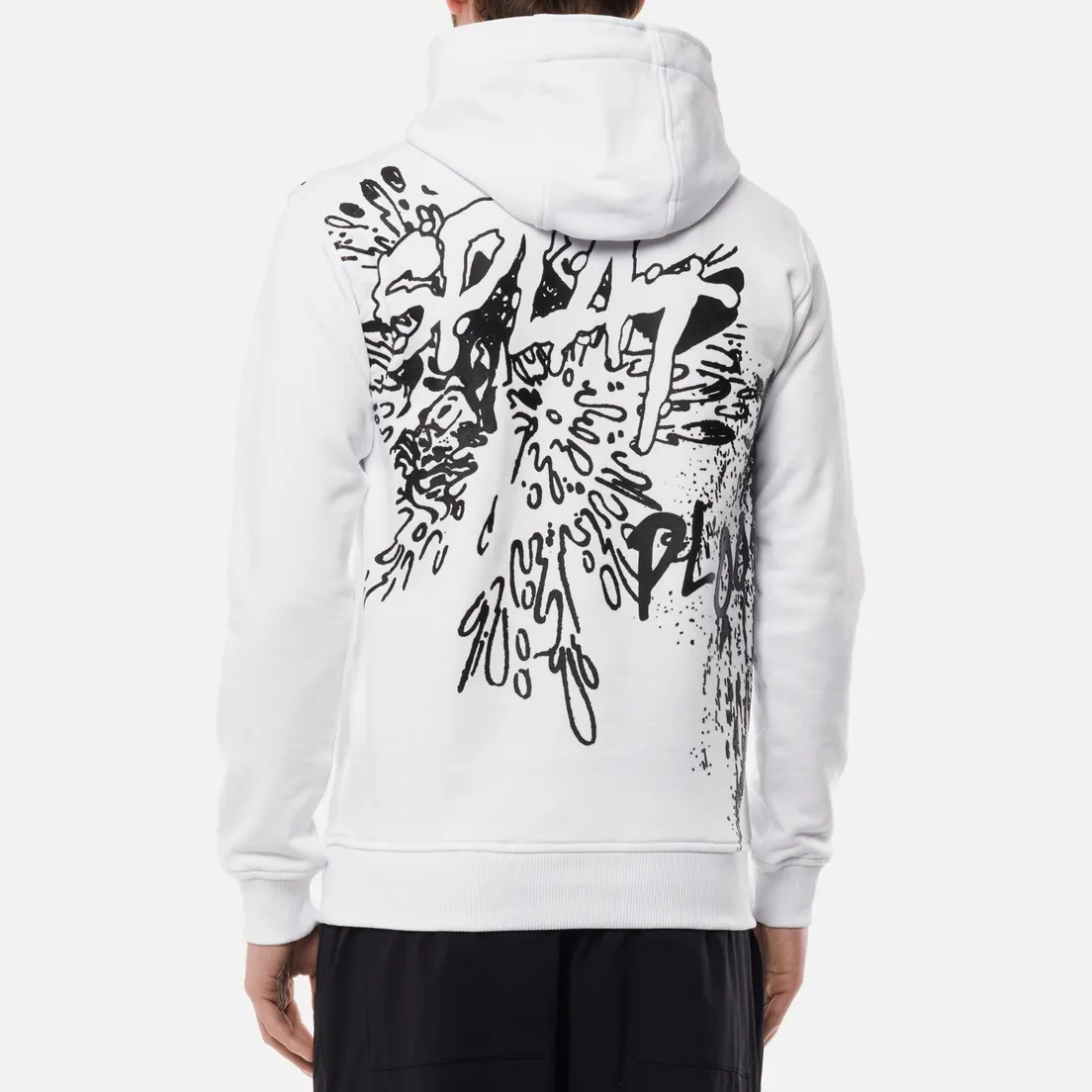 Comme des Garcons SHIRT Мужская толстовка x Christian Marclay Print Splash Hoodie