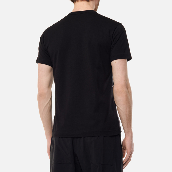 Мужская футболка Comme des Garcons SHIRT, цвет чёрный, размер M FI-T004-S22-1 x Christian Marclay Print Splaf Crew Neck - фото 4