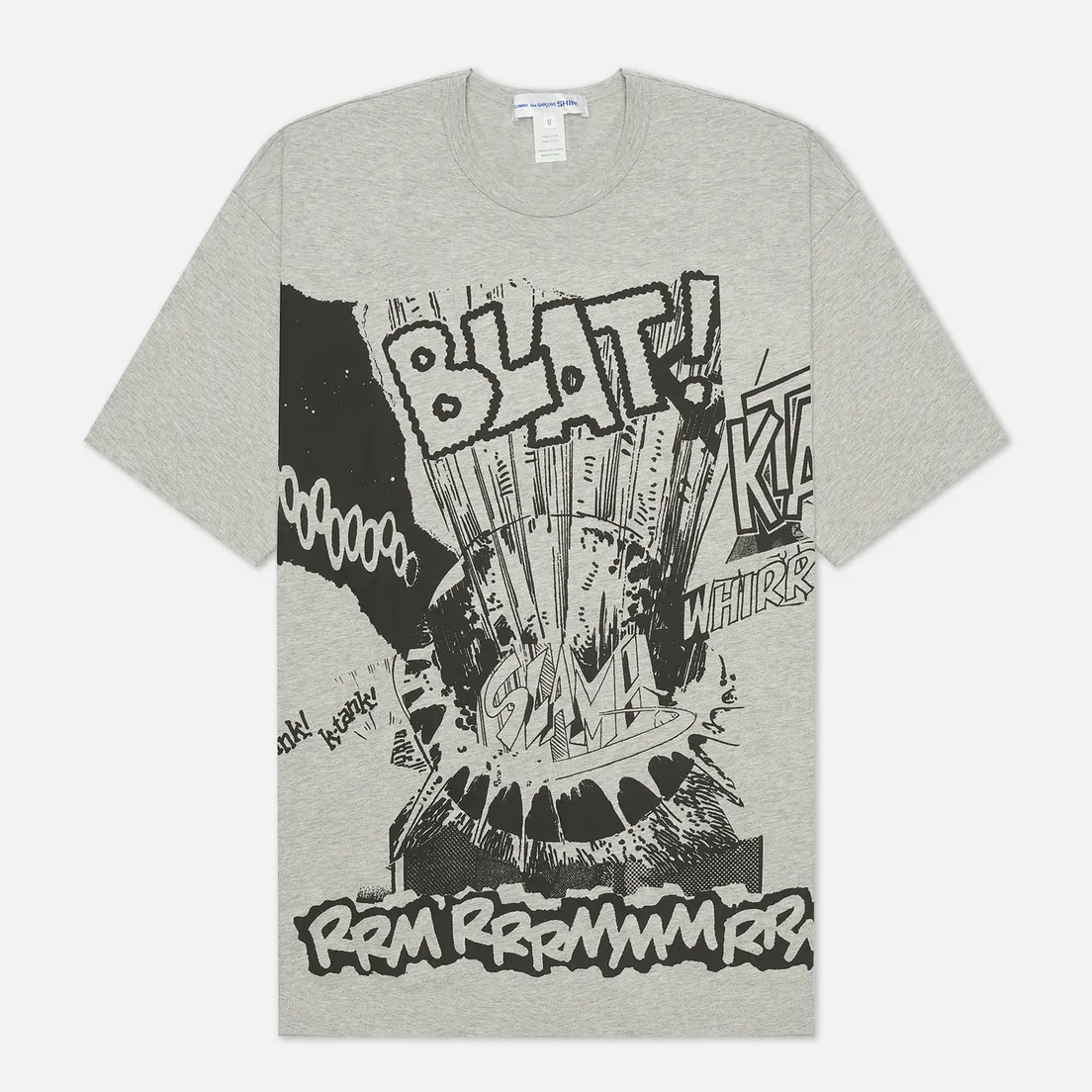 Comme des Garcons SHIRT Мужская футболка x Christian Marclay Print Blat Crew Neck