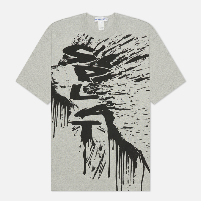 Мужская футболка Comme des Garcons SHIRT, цвет серый, размер XL