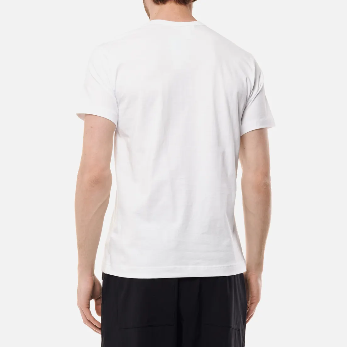 Comme des Garcons SHIRT Мужская футболка x Christian Marclay Print Spring Summer Crew Neck