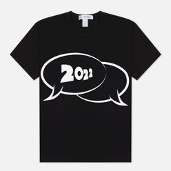Comme des Garcons SHIRT Мужская футболка x Christian Marclay Print 2022 Crew Neck