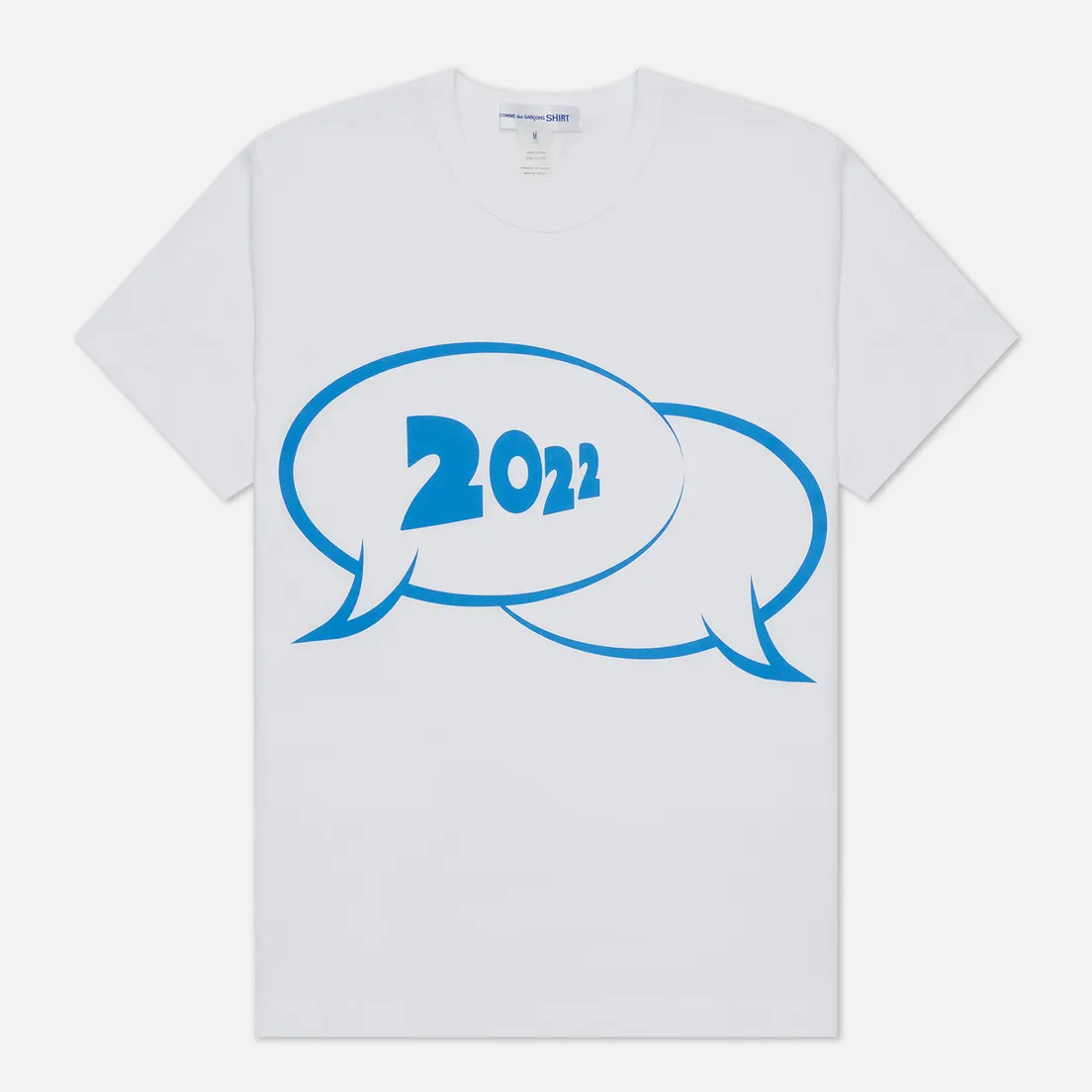 Comme des Garcons SHIRT Мужская футболка x Christian Marclay Print 2022 Crew Neck