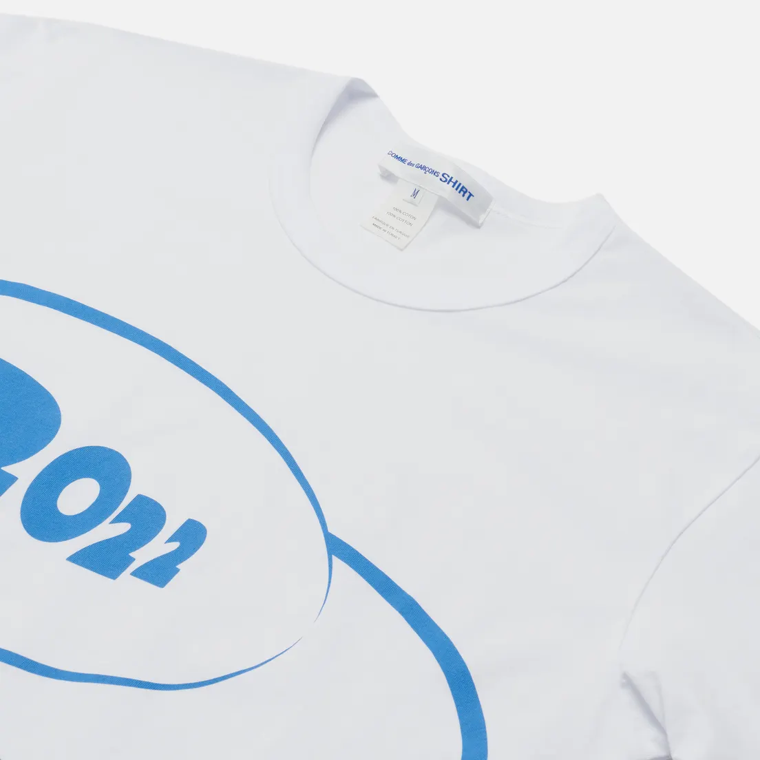 Comme des Garcons SHIRT Мужская футболка x Christian Marclay Print 2022 Crew Neck