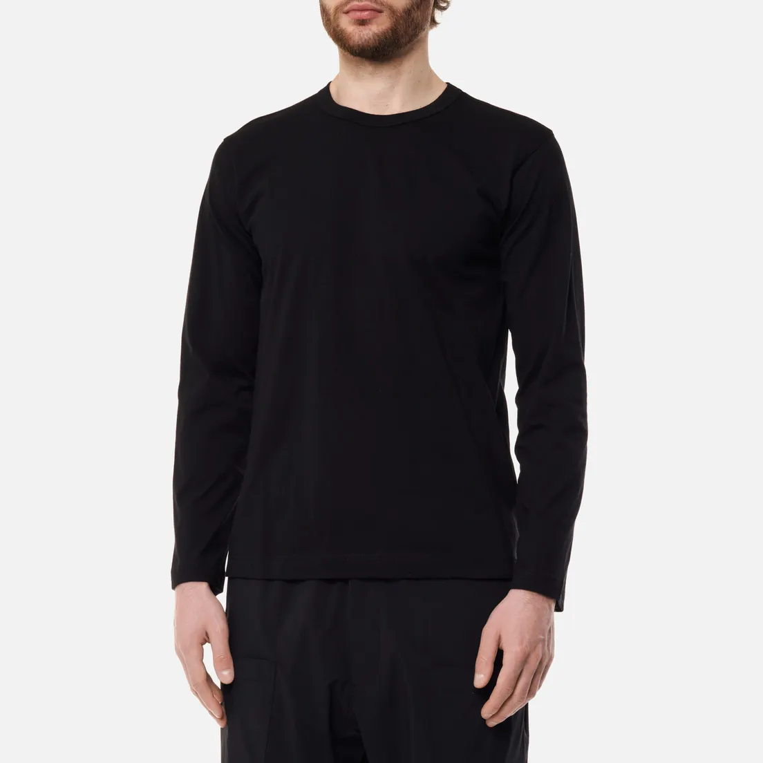 Comme des Garcons SHIRT Мужской лонгслив Back Logo Monogram