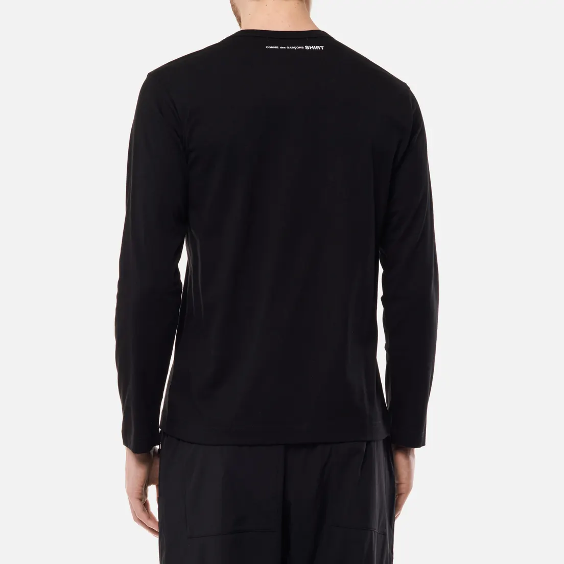 Comme des Garcons SHIRT Мужской лонгслив Back Logo Monogram
