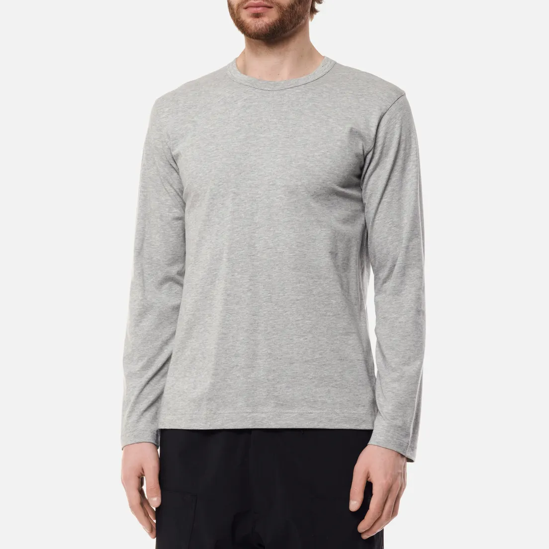Comme des Garcons SHIRT Мужской лонгслив Back Logo Monogram