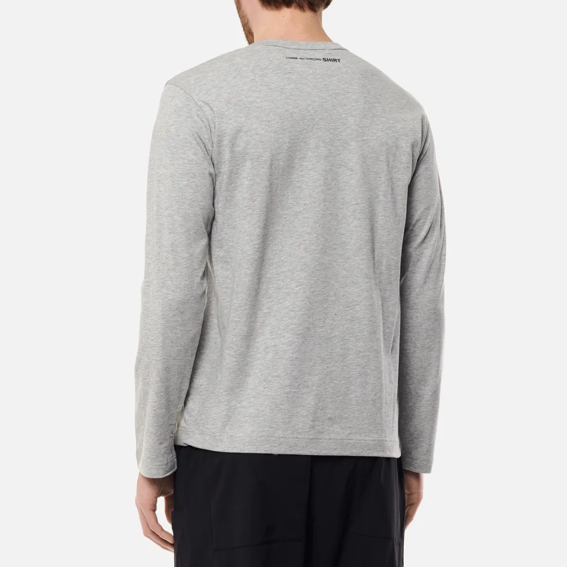 Comme des Garcons SHIRT Мужской лонгслив Back Logo Monogram