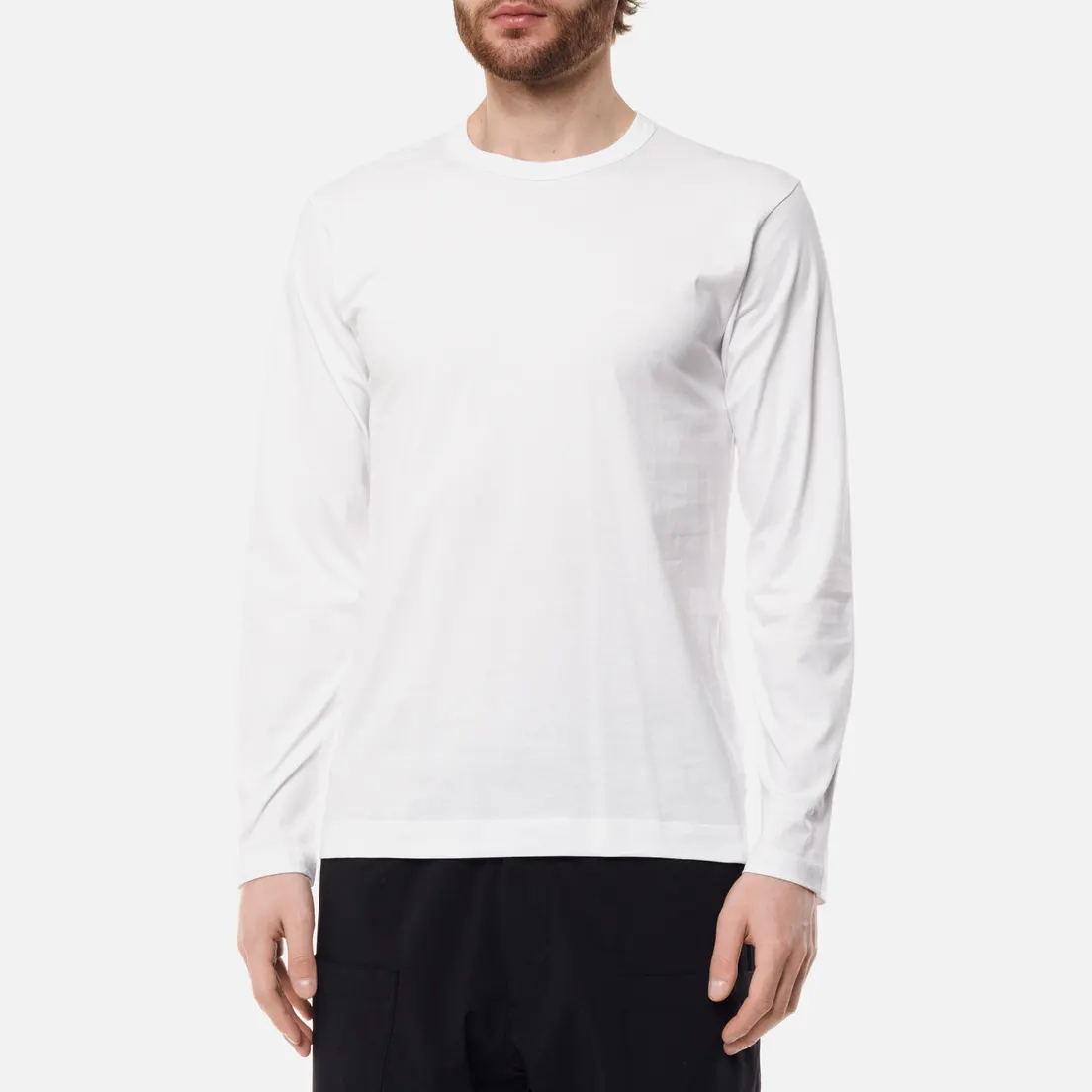 Comme des Garcons SHIRT Мужской лонгслив Back Logo Monogram