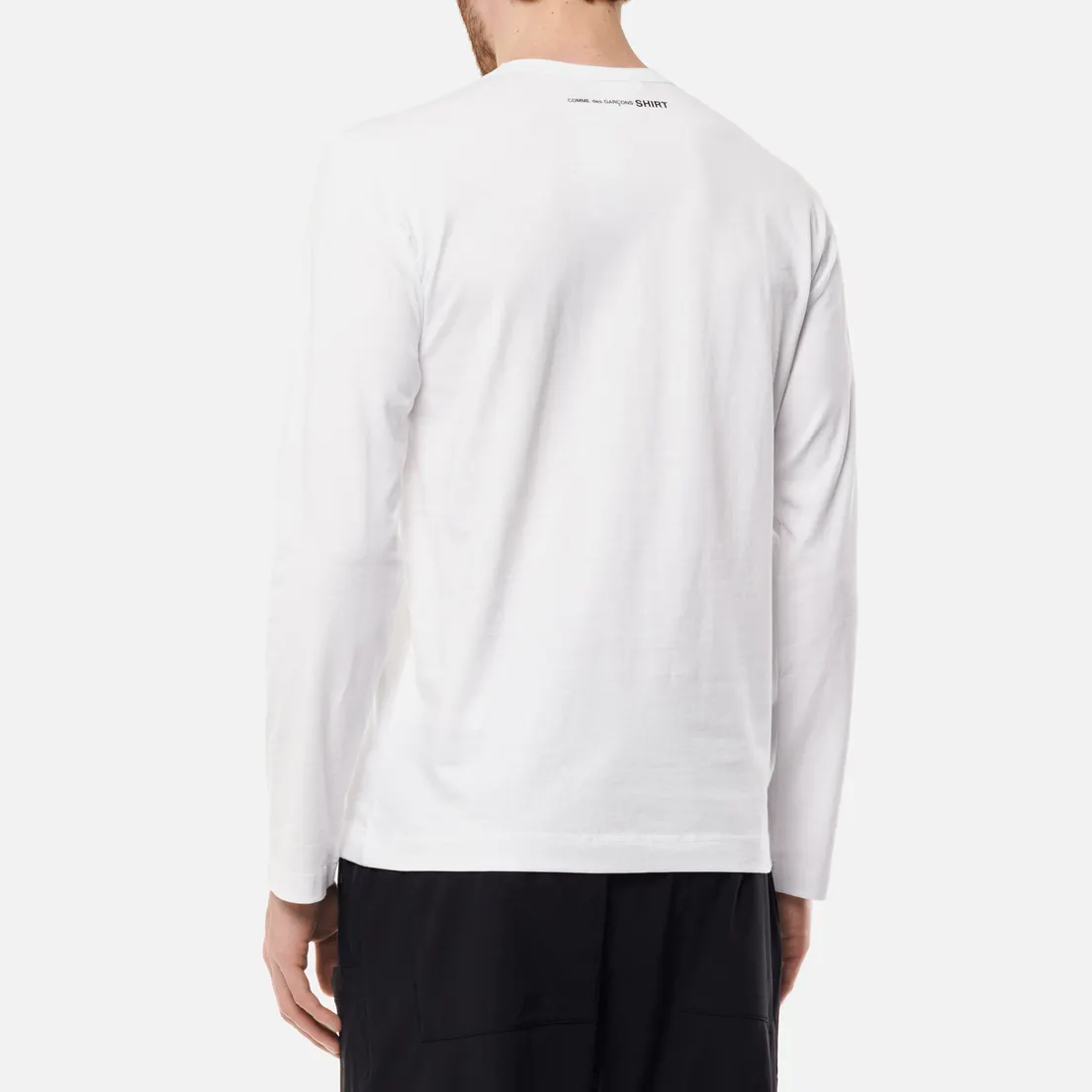 Comme des Garcons SHIRT Мужской лонгслив Back Logo Monogram