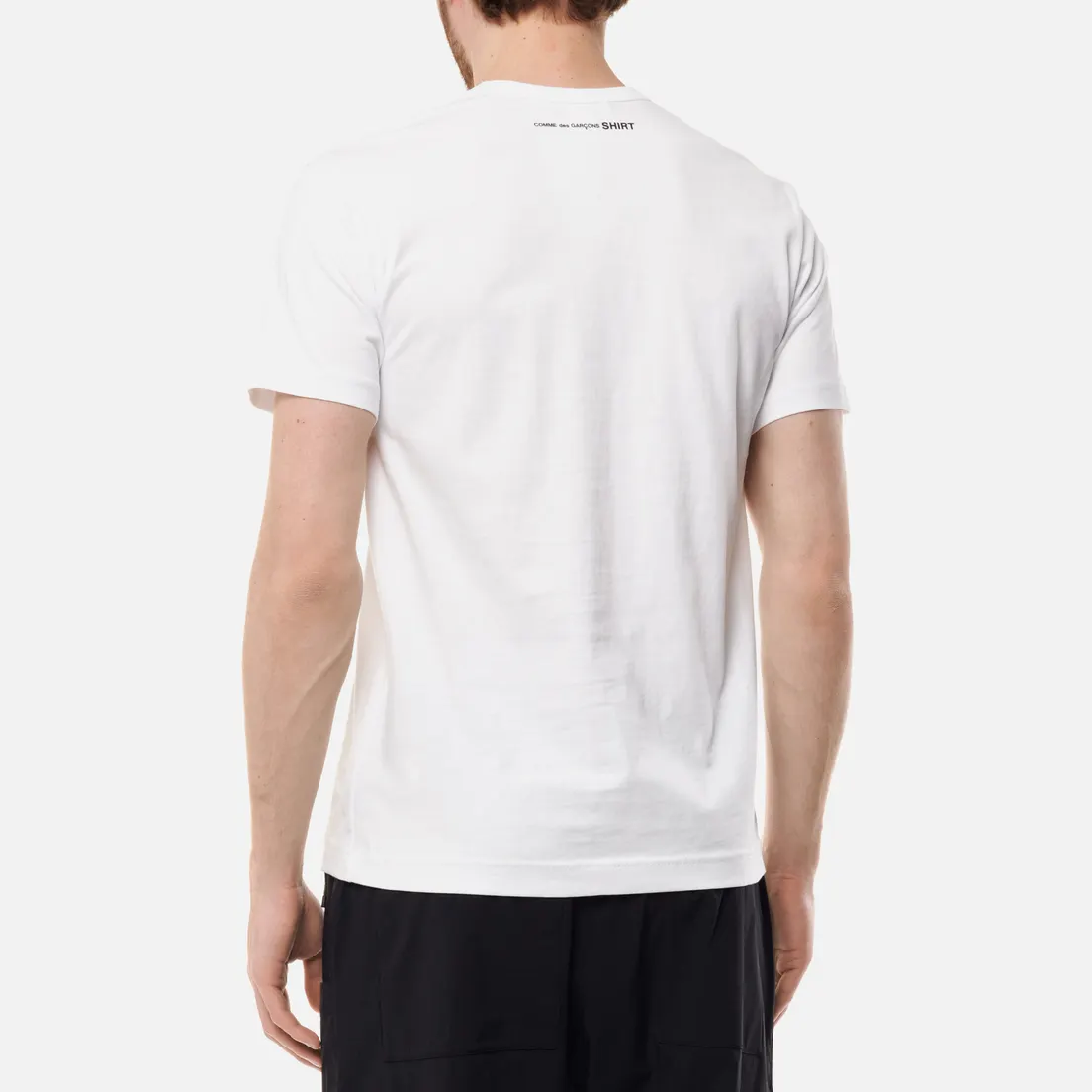 Comme des Garcons SHIRT Мужская футболка Back Logo Monogram