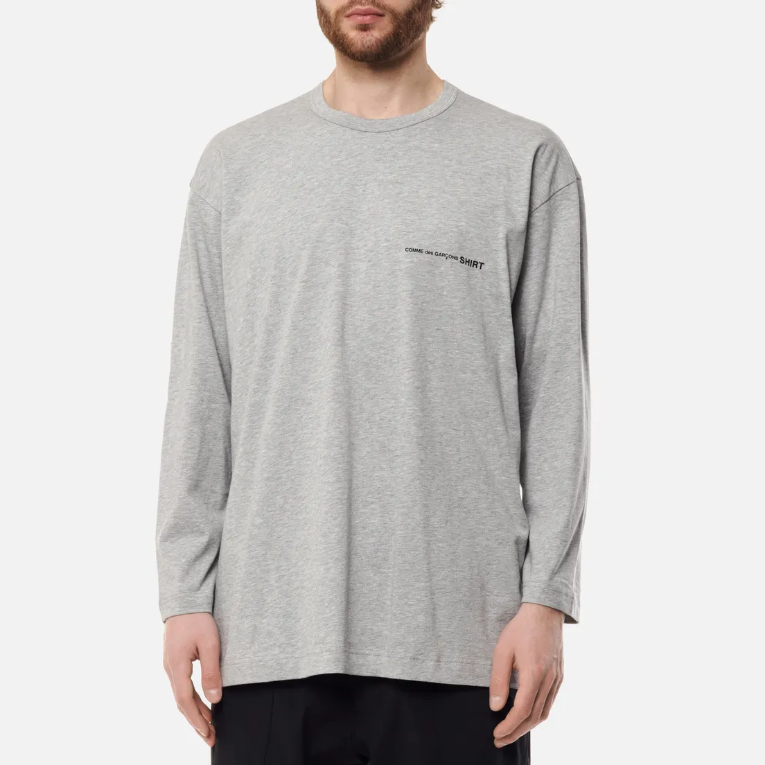 Comme des Garcons SHIRT Мужской лонгслив Front Logo Monogram