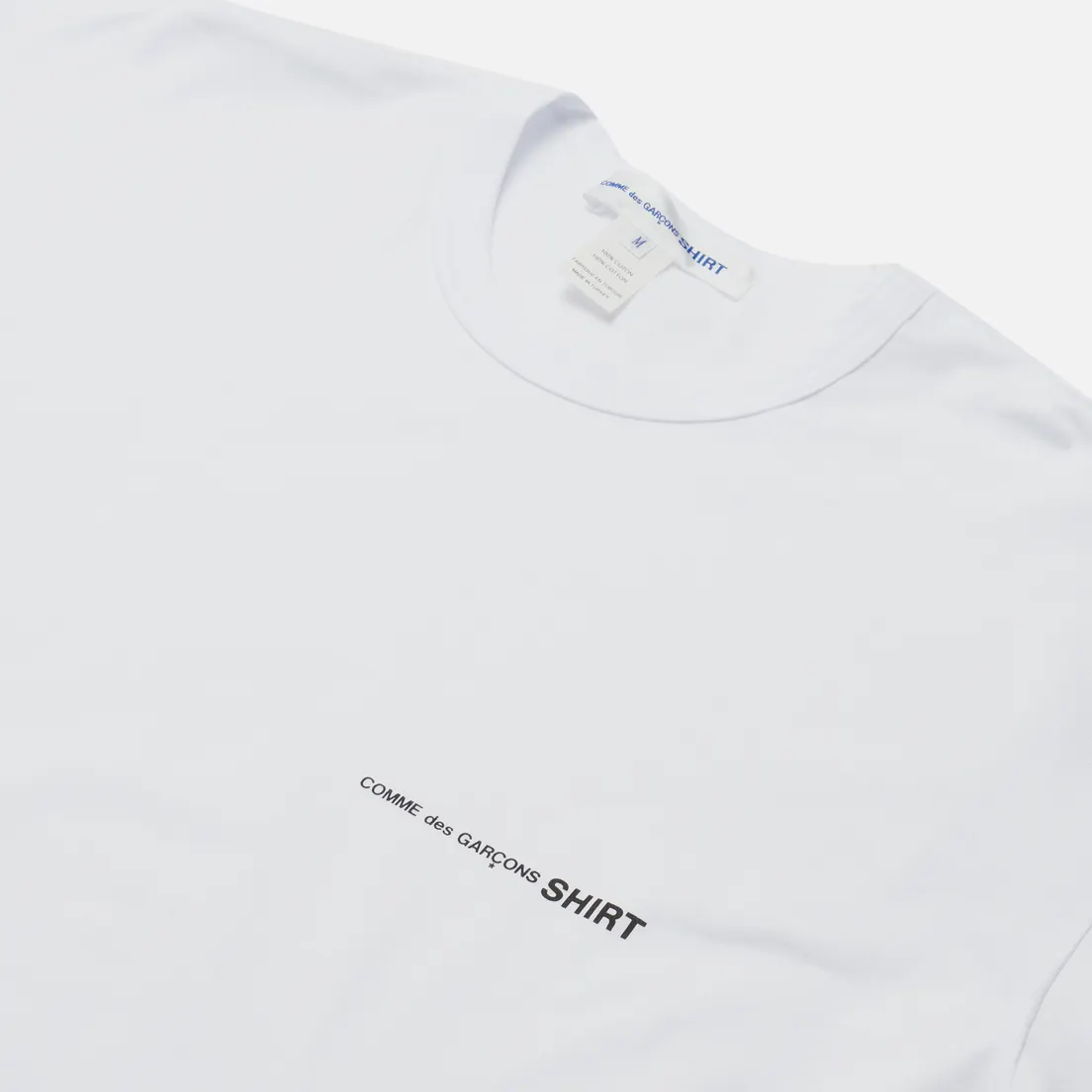 Comme des Garcons SHIRT Мужская футболка Front Logo Monogram