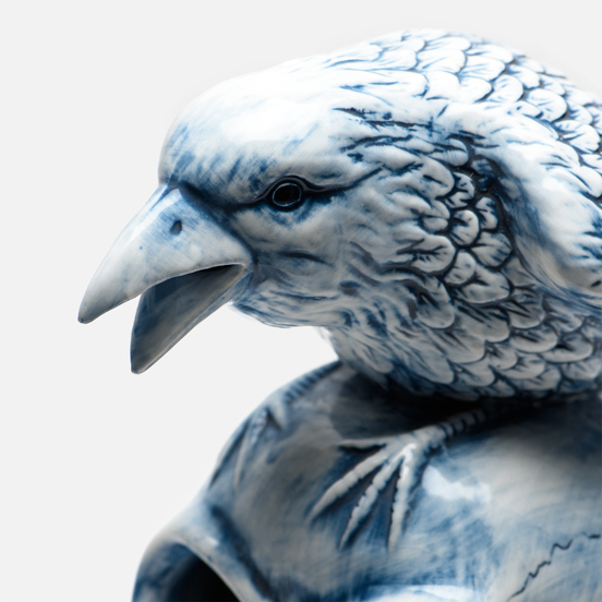Фигурка Yeenjoy Studio Skeleton Crow White/Blue
