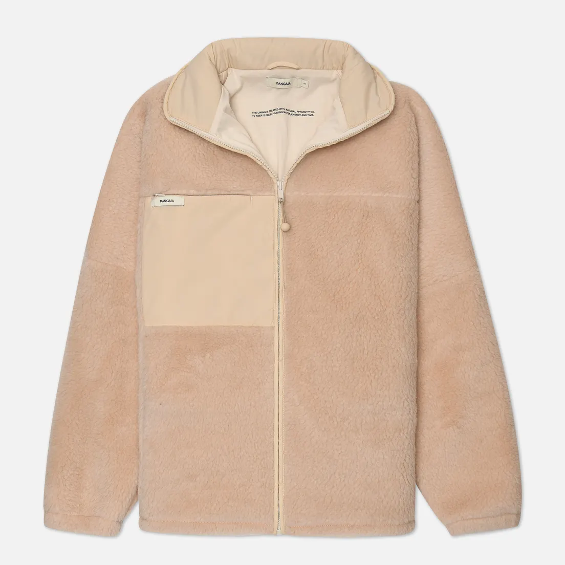 PANGAIA Женская флисовая куртка Archive Fleece Zipped