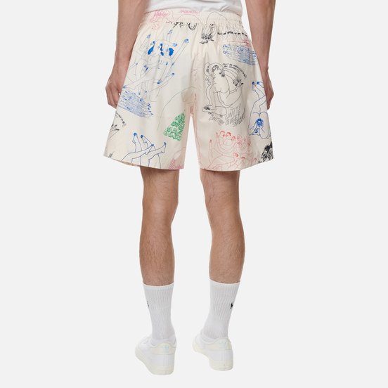 Мужские шорты adidas Originals x Unity Graphic Ecru Tint/Multicolor