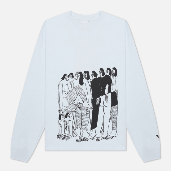 Мужской лонгслив adidas Originals x Unity Graphic Sky Tint/Black