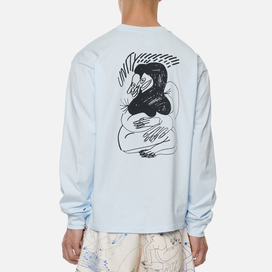 Мужской лонгслив adidas Originals x Unity Graphic Sky Tint/Black
