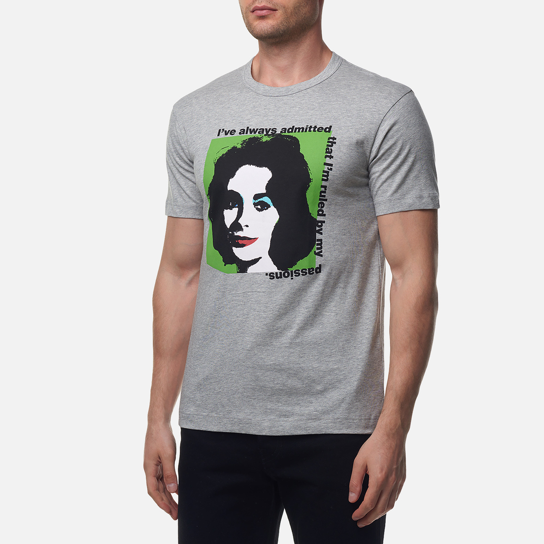 Comme des Garcons SHIRT Мужская футболка x Andy Warhol Elizabeth Taylor