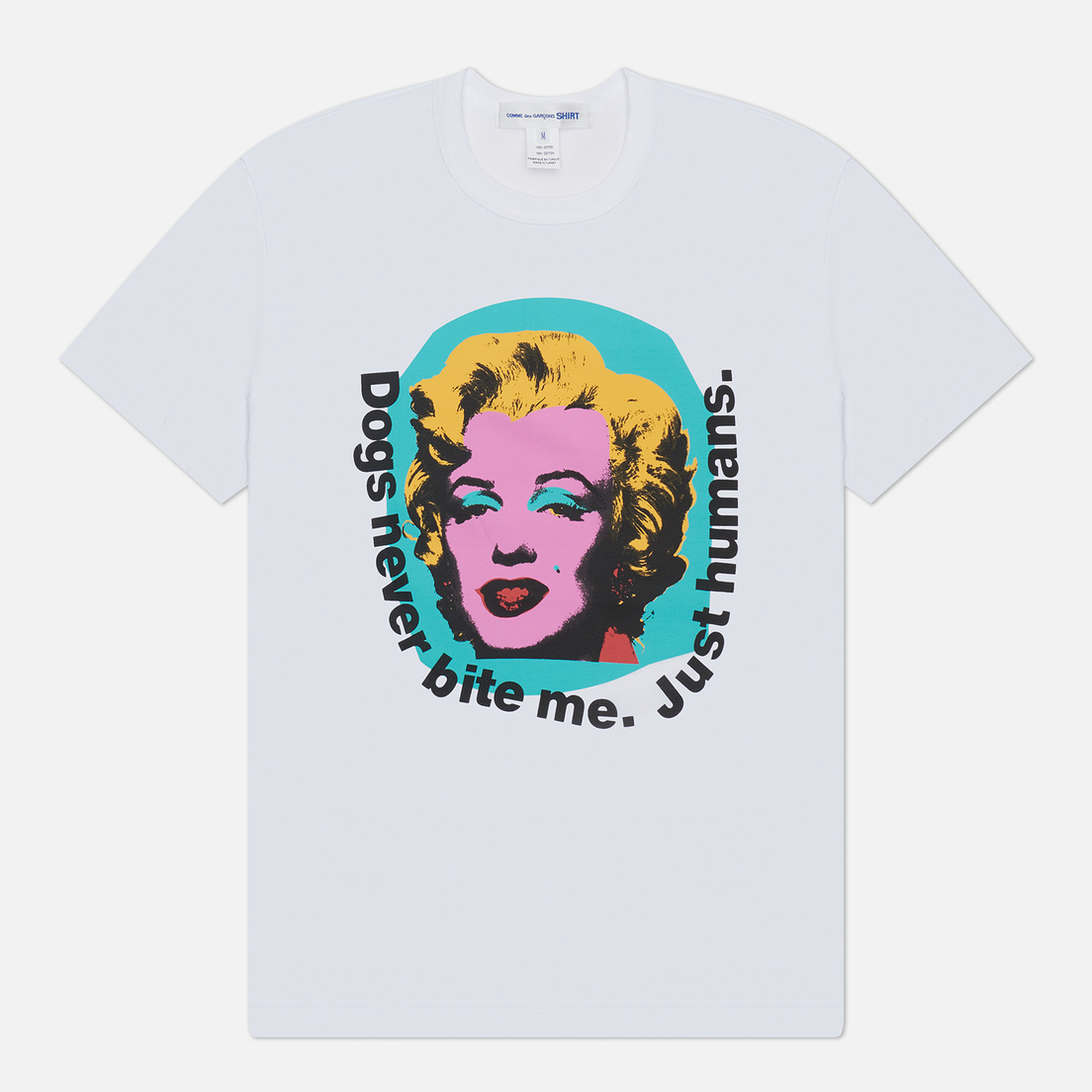 Comme des Garcons SHIRT Мужская футболка x Andy Warhol Marilyn Monroe