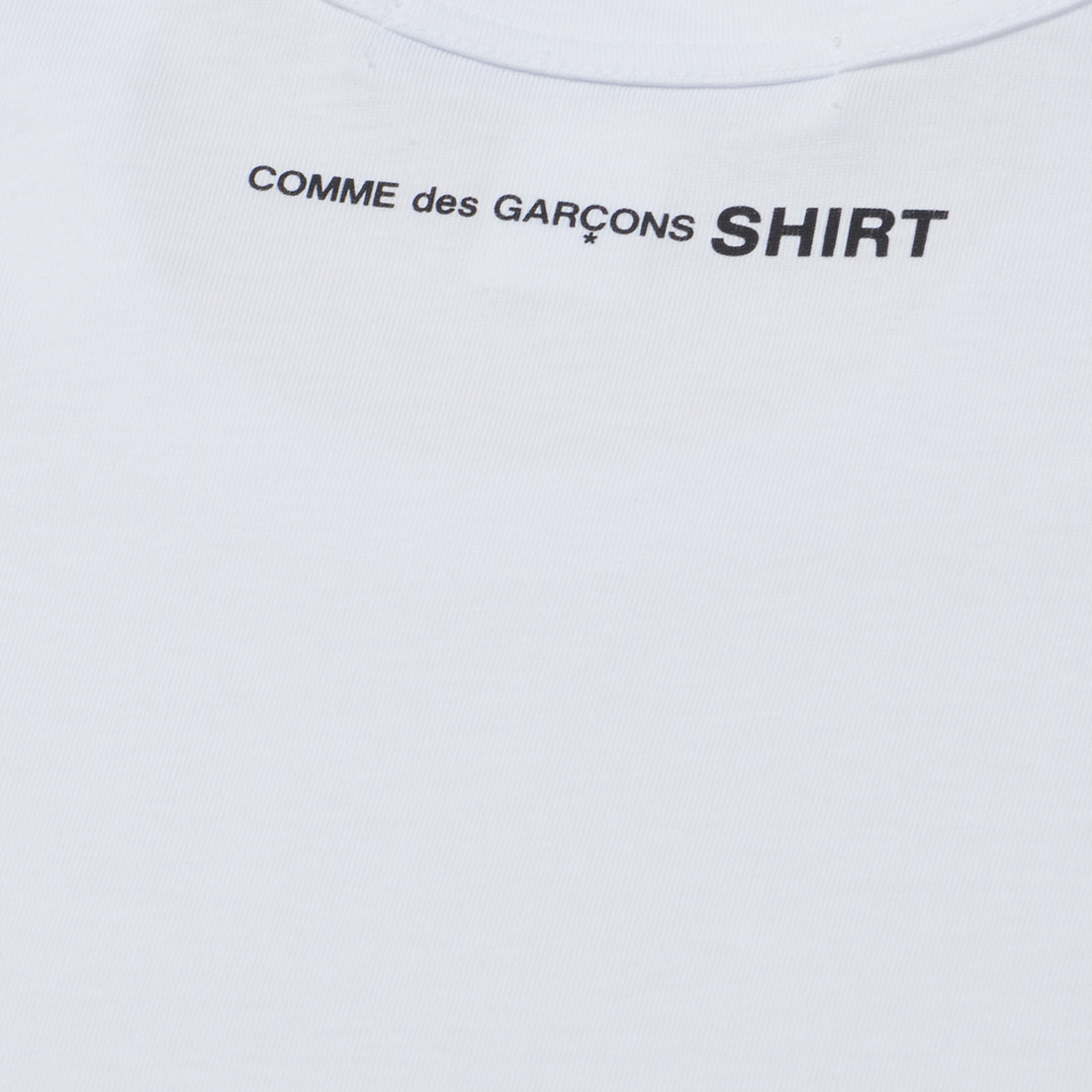 Comme des Garcons SHIRT Мужская футболка Back Top Logo