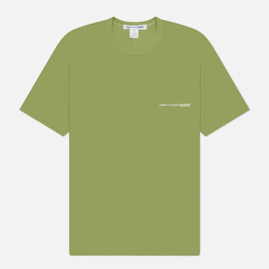 Comme des Garcons SHIRT Мужская футболка Front Chest Logo