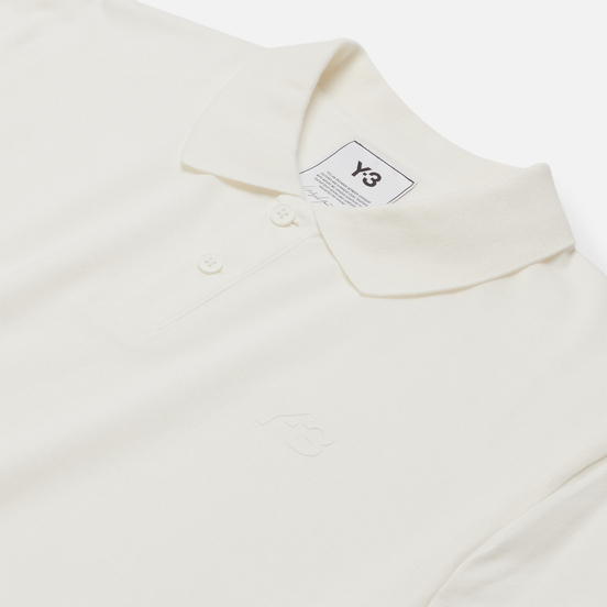 Мужское поло Y-3 Classic Pique Core White