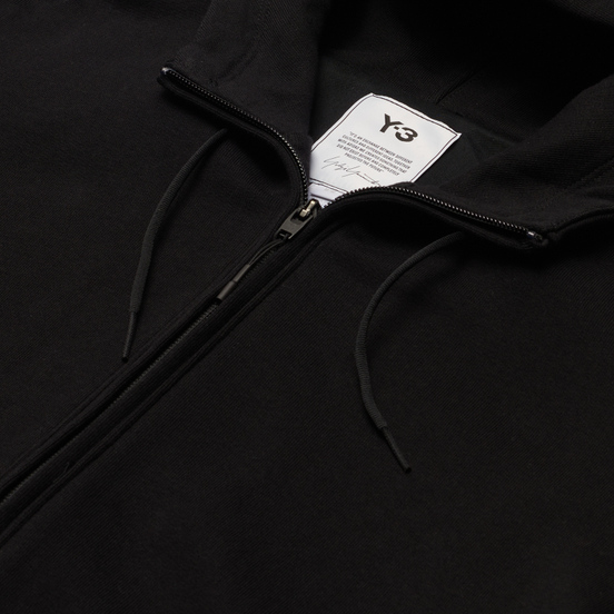Мужская толстовка Y-3 Classic Back Logo Full-Zip Hoodie Black