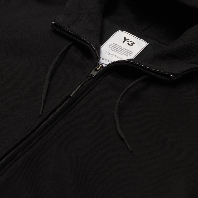 Мужская толстовка Y-3, цвет чёрный, размер XS FN3363 Classic Back Logo Full-Zip Hoodie - фото 2