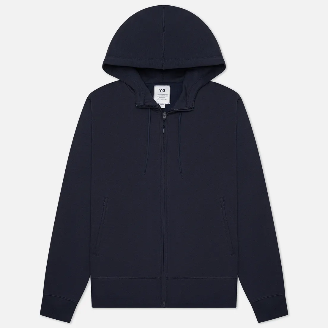 Y-3 Мужская толстовка Classic Back Logo Full Zip-Hoodie